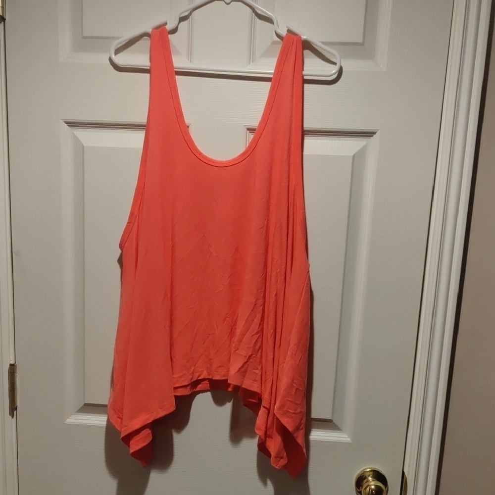 Coral Sleeveless Women's Top